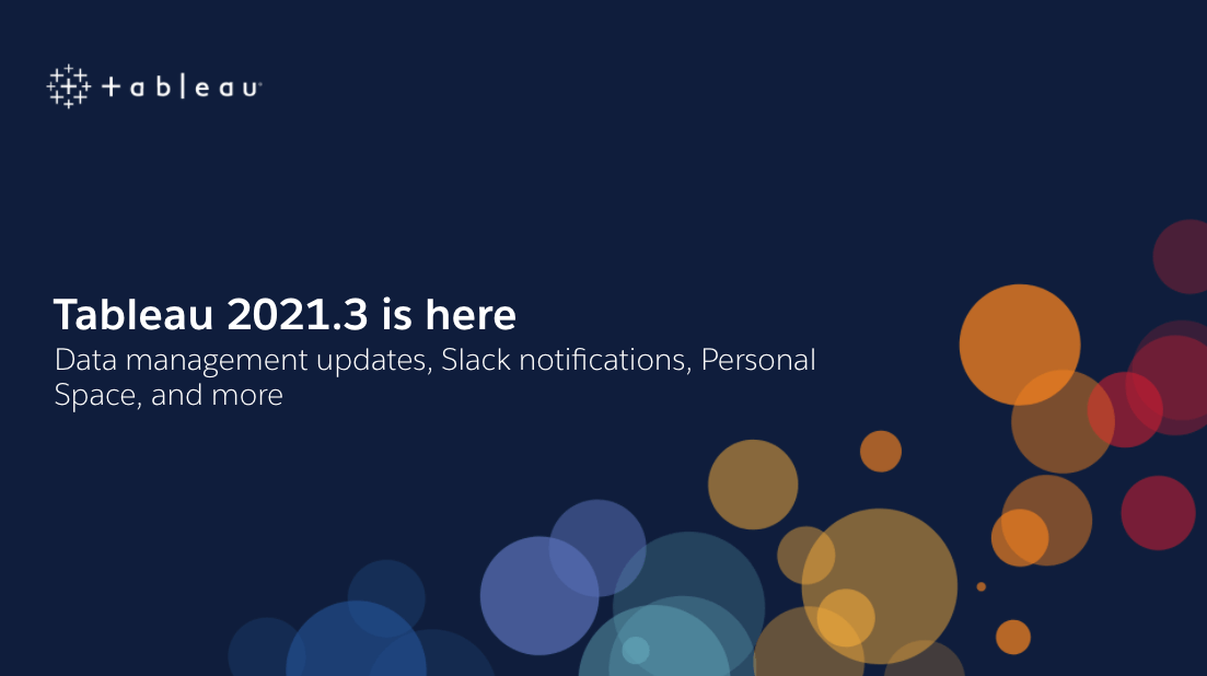 Tableau 2021.3 New Features